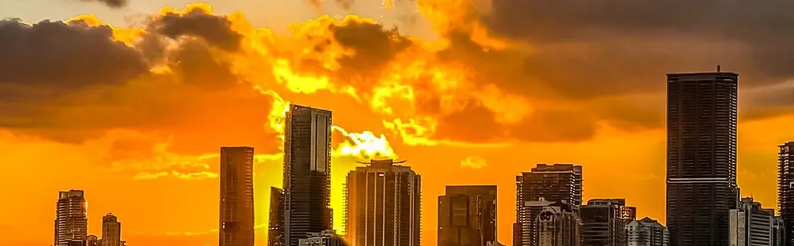 Miami Skyline Sunset Cruise of Biscayne Bay & Millionaire Homes