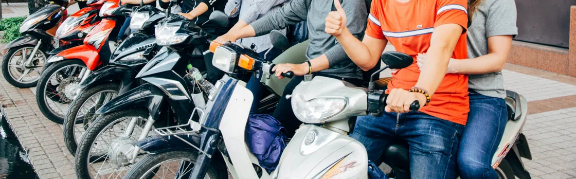 Ho Chi Minh City motorcycle food tour by night
