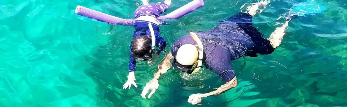 Snorkelling adventure off a secluded island from South Beach