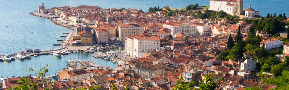 Slovenian coast tour with Pretor's palace from Ljubljana