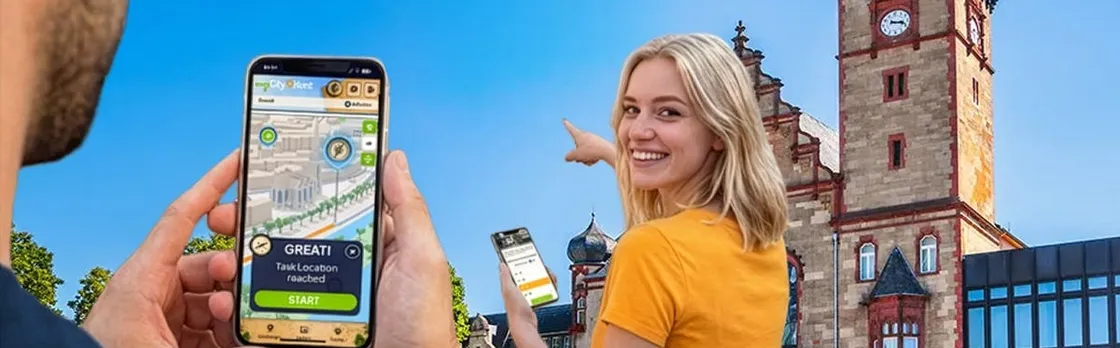 Self-guided digital scavenger hunt in Mönchengladbach