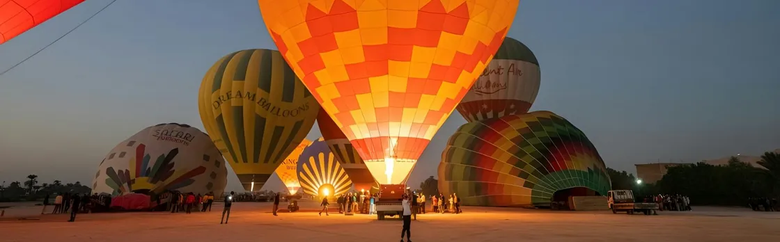 Experience Luxor by hot air balloon