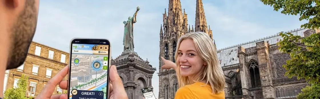 Self-guided digital scavenger hunt in Clermont-Ferrand