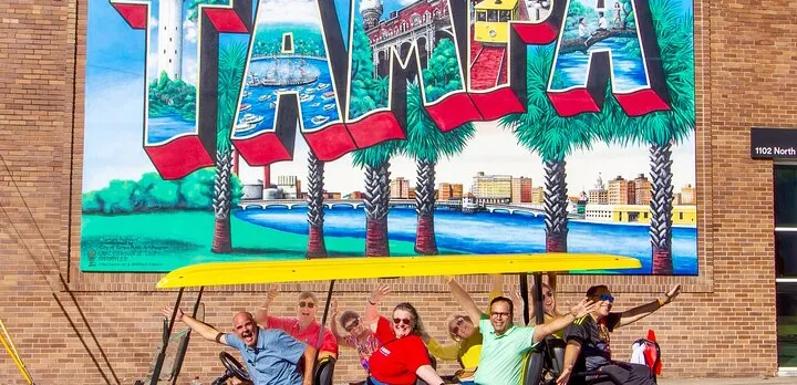 Guided Tampa Sightseeing Tour in a Deluxe Street Legal Golf Cart