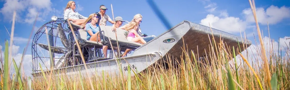 Airboat tour of the Everglades National Park