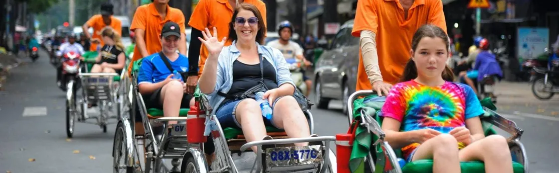 Full-day Ho Chi Minh sightseeing with cyclo ride tour