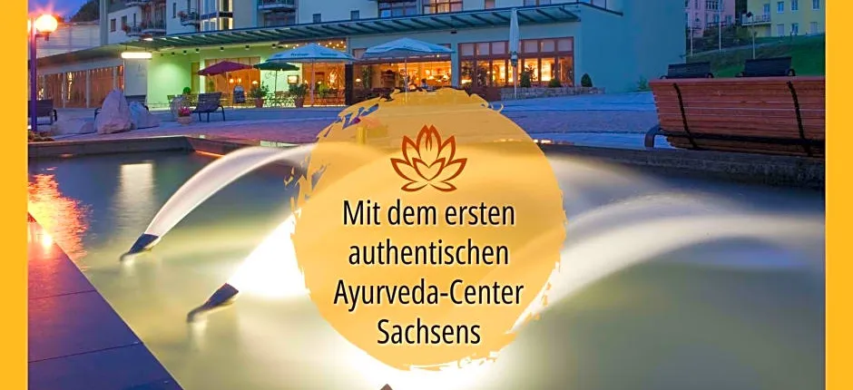 Hotel Am Kurhaus mit erstem Ayurveda Center Sachsens - direkt am Gesundheitsbad ACTINON & Kurpark