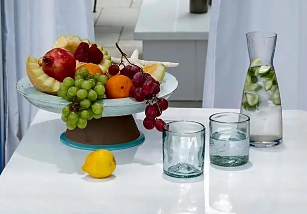 Deluxe Mykonos Villa Outdoor Pool Villa Del Sol Sea & Pool View 2 Bdr Ornos