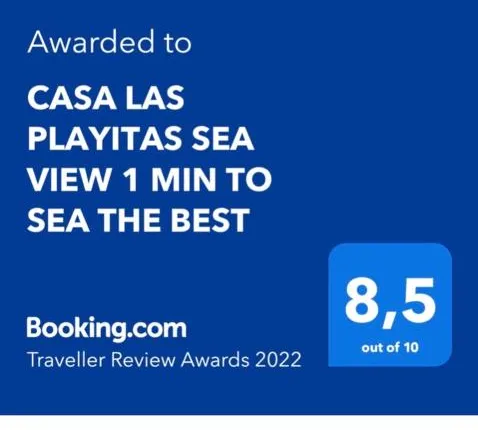 CASA LAS PLAYITAS SEA VIEW 1 MIN TO SEA THE BEST
