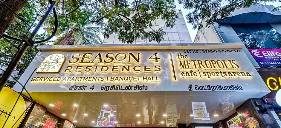 Season 4 Residences - Teynampet Near Apollo Hospital ,Balaji Dental, US Consulate