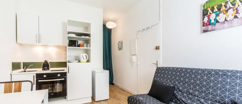 Studio With a Courtyard in the City Center