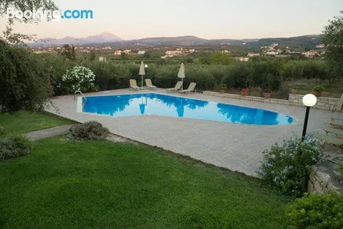 Deluxe Crete Villa Villa Lefkothea 2 Bedroom Swimming Pool Rethymnon