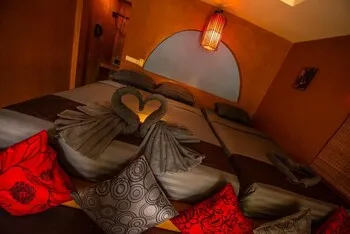 Asia Blue - Beach Hostel Hacienda - Deluxe Double or Twin Room With Sea View