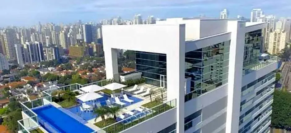 Studio SP Campo Belo garagem piscina sauna quadra de tenis