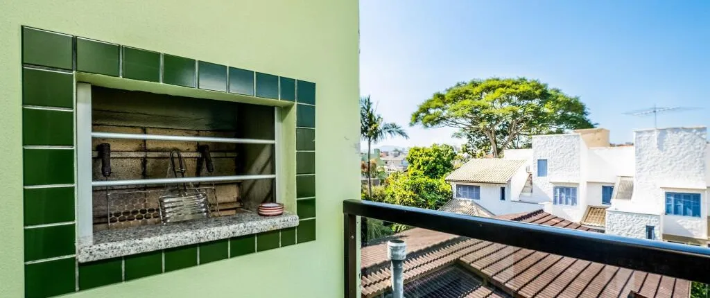 Apto c/churrasq a 10min da praia de Jurerê RFL203