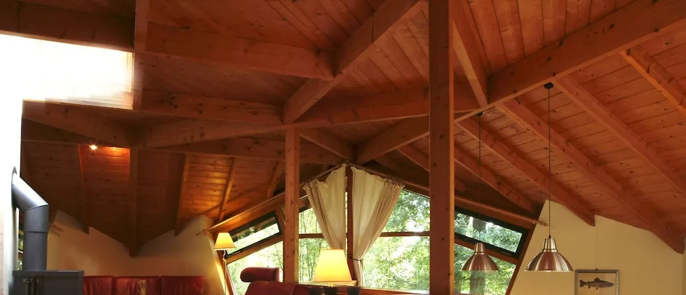 Ecological Holiday Home With Wood Stove Surrounded by Nature