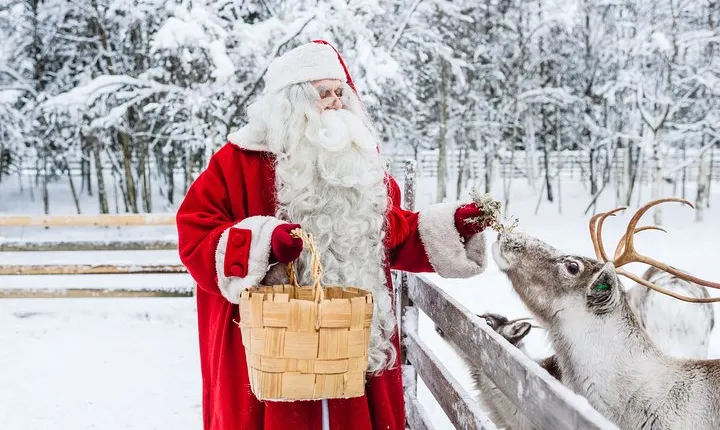 Trip to Arctic Circle, Santa Claus Village and Santas Reindeer