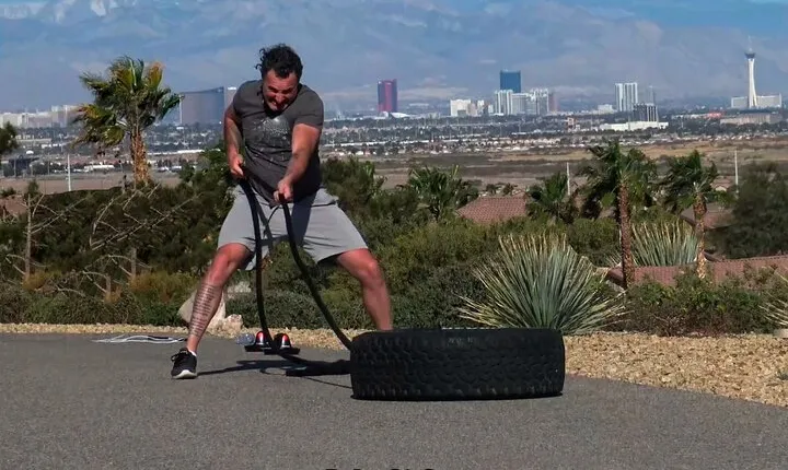 Outdoor Obstacle Course with Scenic Vegas Skyline in Henderson