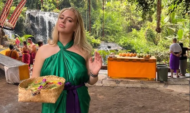 Taman Beji Griya Waterfall Tranquil Purification Ceremony