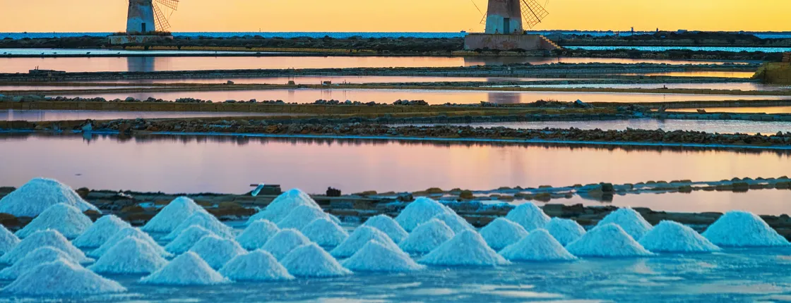 Walking tour of the salt pans near Trapani