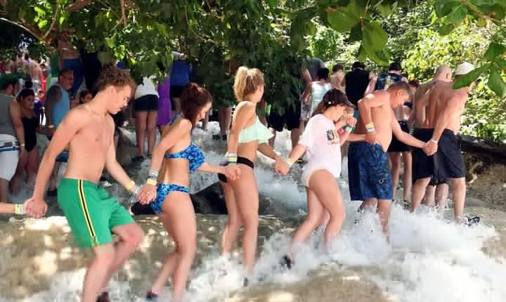 Private Dunn's River Falls Tour and Bamboo Blu Beach Experience from Ocho Rios