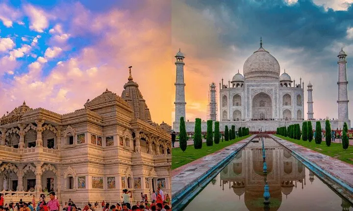 Private Mathura Vrindavan with Taj Mahal Agra Tour from Delhi