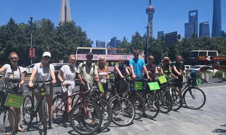 HuangPu River Ferry Boat & Highlights Bike Tour With Local Lunch