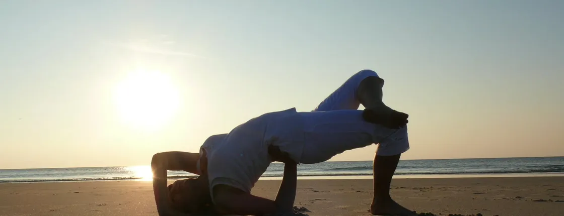 Yoga session with Sandy