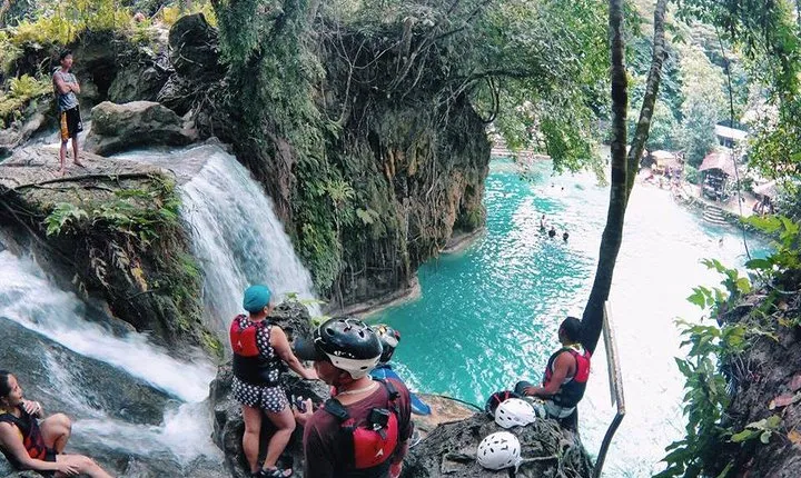 Badian Canyoneering Adventure and Kawasan Waterfalls Private Tour