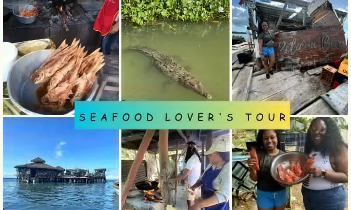 Private Seafood Tour and Floyds Pelican Bar or Black River Safari