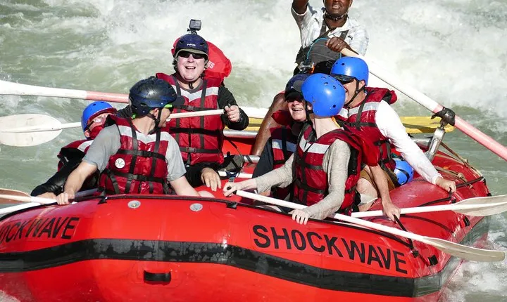 Zambezi Whitewater Rafting & Open Bar Sunset Cruise