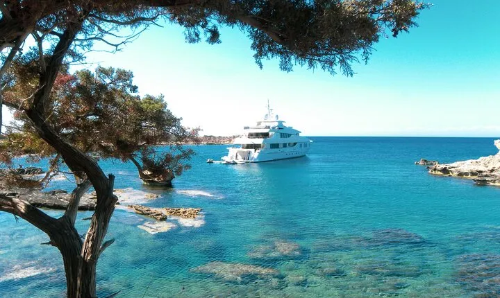From Paphos: Blue Lagoon Cruise With Water Slide