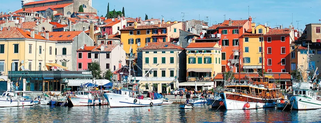 Rovinj by night from Medulin
