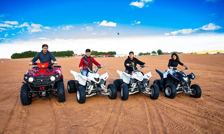 Quad bike with Morning Desert Safari