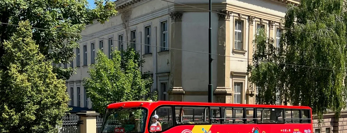 City Sightseeing hop-on hop-off bus tour of Prague with optional boat tour