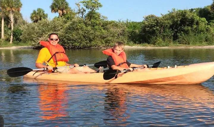 One Tandem Kayak Rental for 2 hours with Manatee & Dolphin sightings!