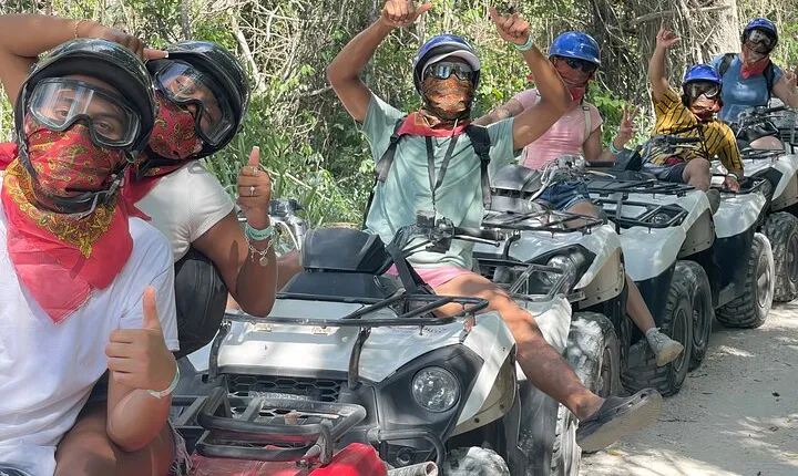 Cozumel ATVs, El Cedral Ruins, Cenote Jade, and Tequila