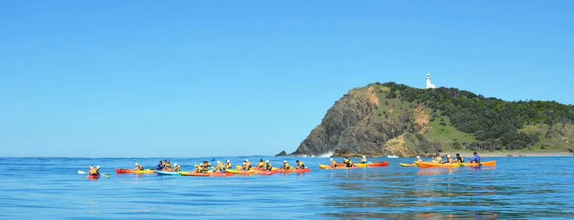 The Byron Bay sea kayak tour