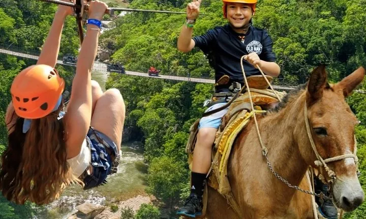 Puerto Vallarta Canopy Tour: Zip-lines and mule ride at the Sierra