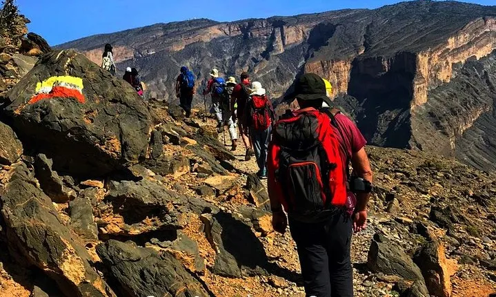 Explore Jebel Shams: Full-Day Canyon Hike Experience