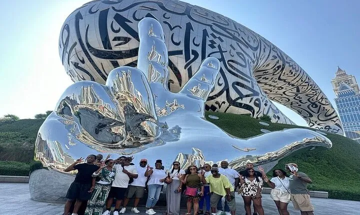 Dubai Trio: Desert Safari, ,Dubai City Tour & Dhow Cruise Dinner