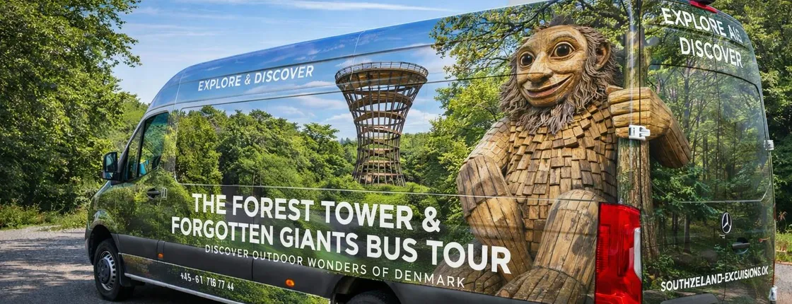 Full-day tour to Forest Tower and Forgotten Giants from Copenhagen