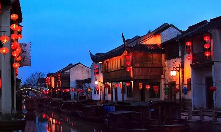 Private Suzhou Night Tour:Master of the Nets Garden, Ancient Canal with Dinner