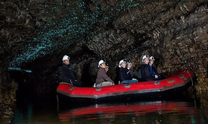 From Hamilton: Waitomo Glowworm & Cave Explorer Small Group Tour