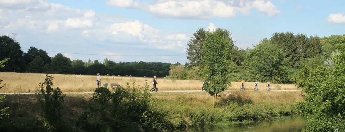 Mannheim Segway tour along the Rhine river