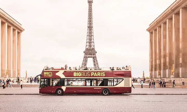 Full Day Paris Open Deck Bus Shopping Tour with Wine Tasting