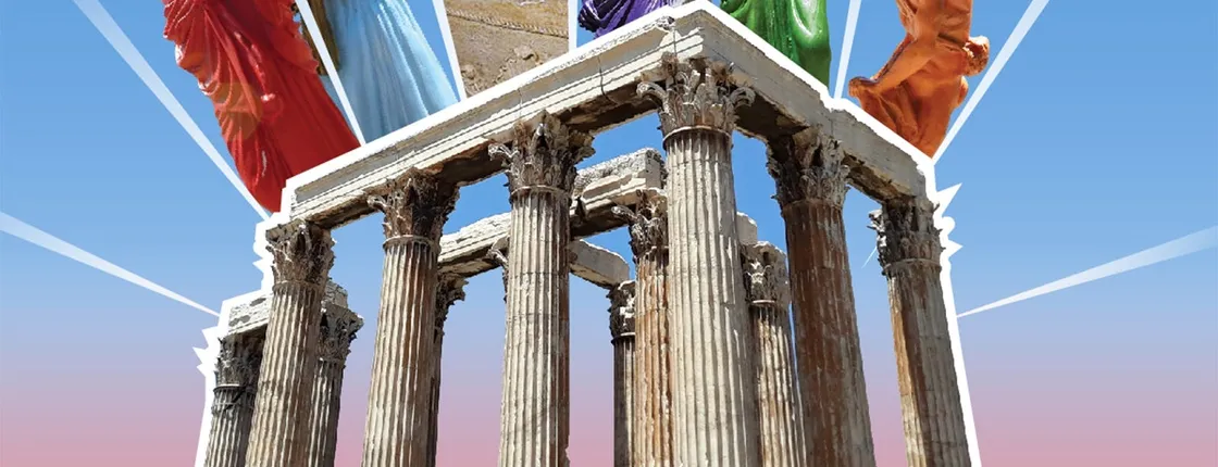 Virtual tour of the Temple of Olympian Zeus from home