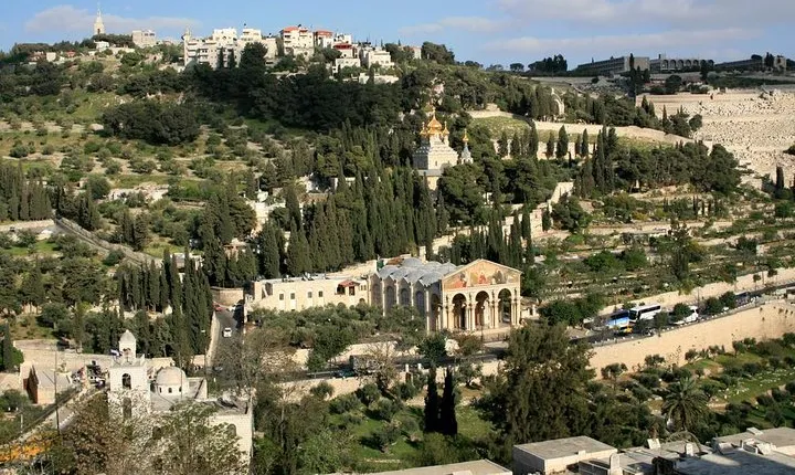 Jerusalem Old City from Tel Aviv