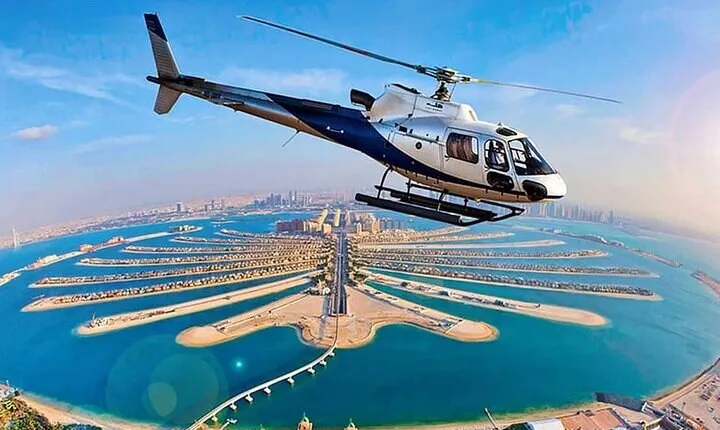 Dubai Skyline Safari: Helicopter City Tour with Transfers Option