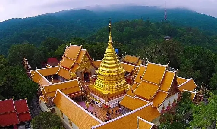 Wat Doi Suthep and Thai Handicraft Tour from Chiang Mai